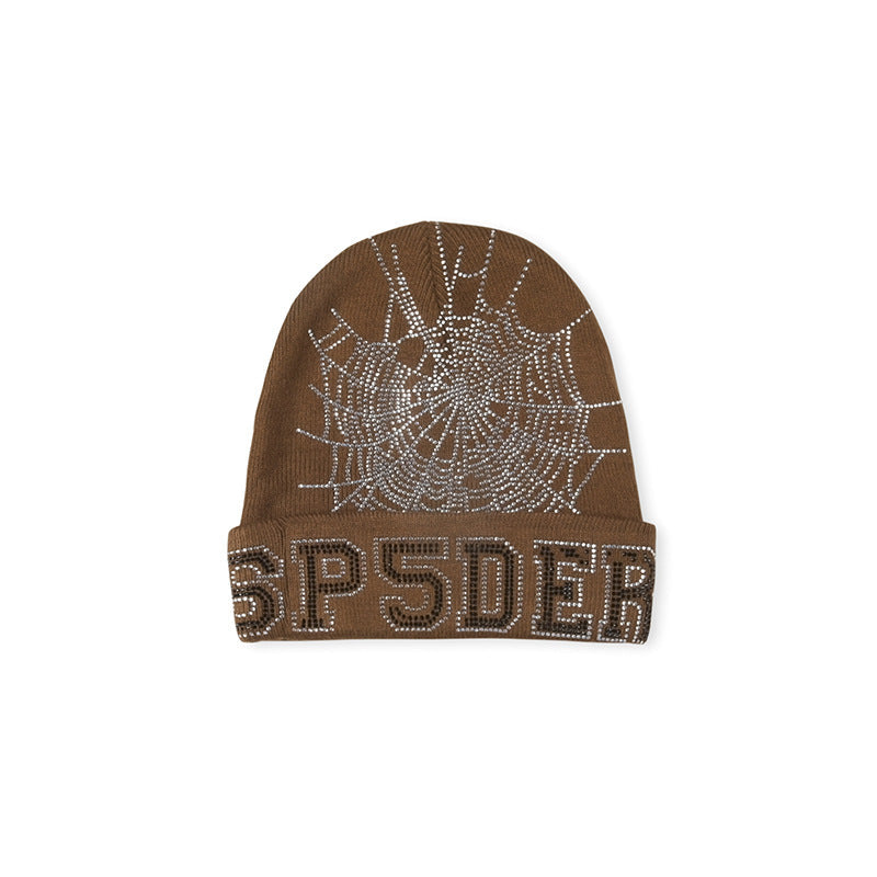 Sp5der Knitted Beanie Wool