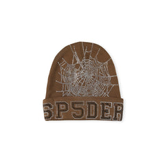 Sp5der Knitted Beanie Wool