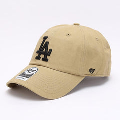 Dodgers and Yankees Baseball Cap 47brand Baseball Cap Female Dark Gray Soft Top Embroidery Hip Hop Male Hat