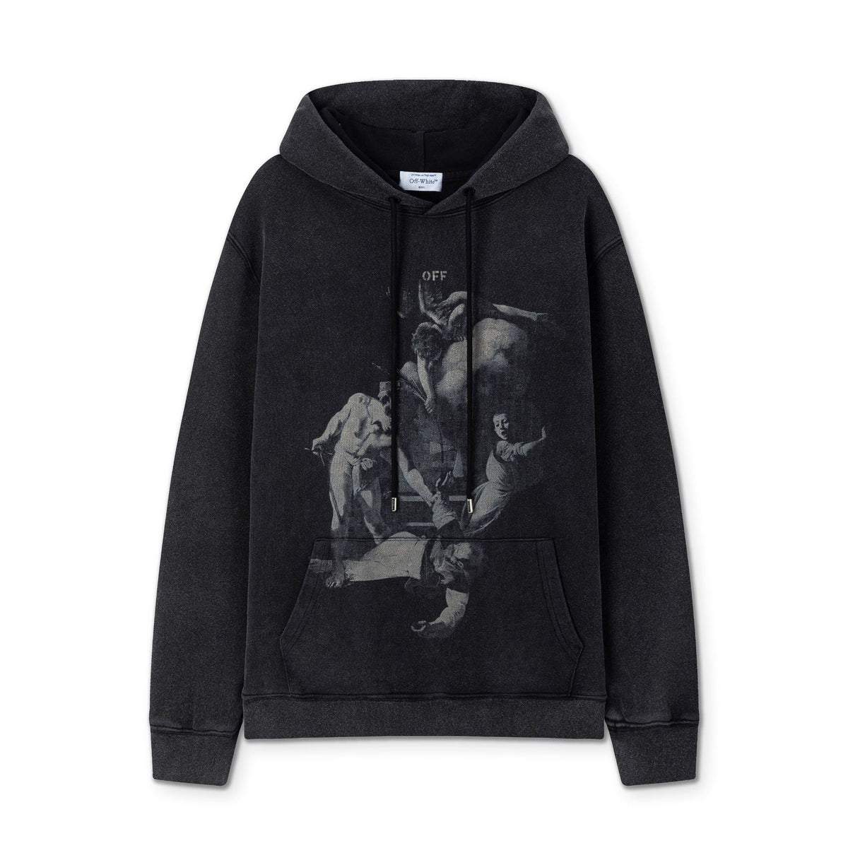 OW hoodie Angel Portrait Oil Painting Pullover Hood
