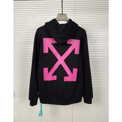 OW  hoodie Arrow Pattern Hood