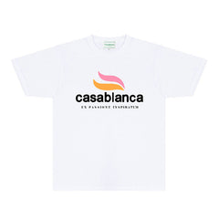 Casablanca T Shirts Fashion Print Street