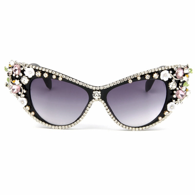 Trendy punk glasses uv protection sunshade